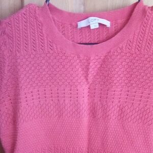 LOFT Women's Coral Knit Sweater